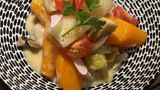 Recette Facile Blanquette De Veau De Lait Et Son Riz Basmati وصفة سهلة سريعة العجل الأرز البسمتي [upl. by Rhee]