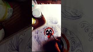 Jagannath drawing very easy 😱😱😱😱😱👌❤️💯drawing youtubeshorts trending [upl. by Ymmot879]