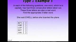 11 Plus Verbal Reasoning Type 7 [upl. by Sufur]