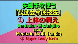 第2回：｢泉武会掌底技法夫婦手を使う実戦の誕生と基本の構え｣Birth of Shoteigihoreal fight using meotode and basicform [upl. by Wyatt400]