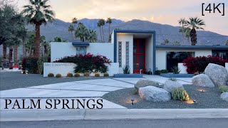 PALM SPRINGS California  driving tour 4K [upl. by Nevada]