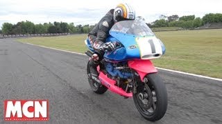 Exclusive MCN ride the Britten V1000  First Rides  Motorcyclenewscom [upl. by Haisoj]