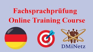 Fachsprachprüfung  Online Training Course [upl. by Aisenat]