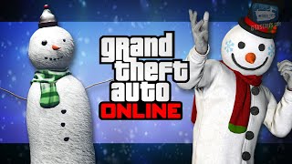 How to unlock Snowman Outfit in GTA Online All 25 Snowmen Locations [upl. by Alleynad600]