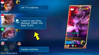 LAST GAME TO 11K MATCHES CHOU l WIN OR LOSE [upl. by Danas827]