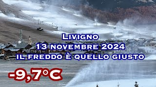 Livigno 13 novembre 2024 il freddo è quello giusto [upl. by Richma]