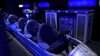 Space Mountain Front Row Nightvision HD Magic Kingdom Walt Disney World [upl. by Fritts]