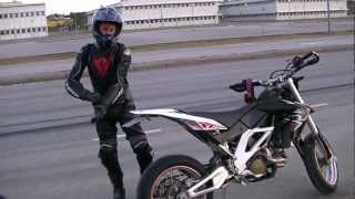 Aprilia SXV 550 with full Silmoto  Soundcheck [upl. by Jahdal823]