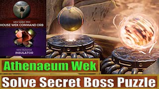 Solve Athenaeum Wek Secret Boss Puzzle Remnant 2 The Dark Horizon Dlc [upl. by Gnoh684]