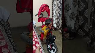 Cycle ta peye koto Khushi 👶👶kidsvideo viralvideo ytshortsvideo [upl. by Anaerb399]