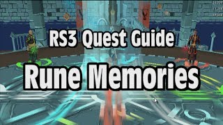 RS3 Rune Memories Quest Guide  RuneScape [upl. by Piggy989]