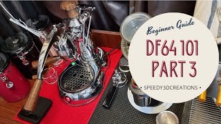 DF64 101  Part 3  When to clean the burrs  La Pavoni Stradivari [upl. by Will]