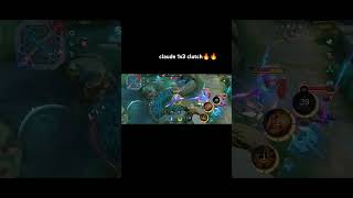 1v3 clutch with claud mobilelegends mlph mlbb claude mobilelegendsphilippines fyp fy shorts [upl. by Ellevehs]