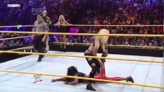 WWE NXT 110910 Naomi vs Aksana [upl. by Alegnatal]