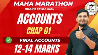 Accounts  Very IMP  Chap 1 Final Accounts Revision  Board exam 2024  AKCA [upl. by Acinomed]