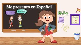 Presentarse en español  Introducing yourself in Spanish [upl. by Mlohsihc]