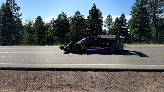 Pikes peak hill climb start line first corners… [upl. by Ynaffad968]