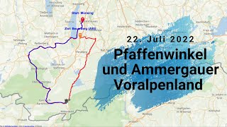 2022 07 27 Pfaffenwinkel und Ammergauer Voralpenland [upl. by Dagny40]