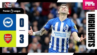 PL Highlights Brighton 0 Arsenal 3 [upl. by Shane795]