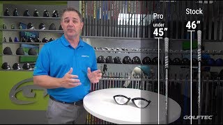 Golf Equipment The Right Driver Shaft Length [upl. by Greyso]