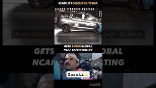 Ertiga Scored 1 Star ⭐️ in GNCAP ertiga marutisuzuki marutiertiga shorts trending gncap [upl. by Dorreg749]