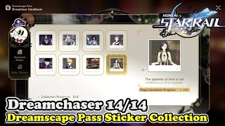 Dreamchaser Sticker Collection Locations Honkai Star Rail Dreamscape Pass Stickers [upl. by Cousin908]