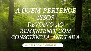 A QUEM PERTENCE ISSO DEVOLVO AO REMETENTE COM CONSCIÊNCIA ANEXADA [upl. by Ailito110]