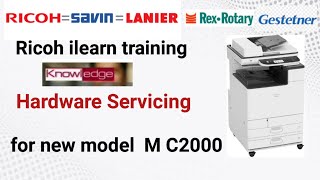 Ricoh M C2000 Hardware service training for engineer or technician Service manual for Ricoh MC 2000 [upl. by Oirrad]