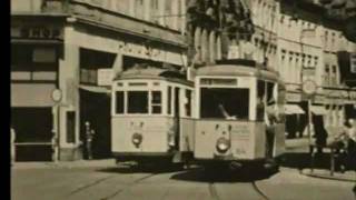 Straßenbahnen in den 40ern  Heidelberg Wiesbaden Heilbronn [upl. by Lucian]