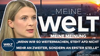 MEINE MEINUNG quotWenn wir so weitermachen steht AfD nicht mehr an zweiter sondern an erster Stellequot [upl. by Vish]