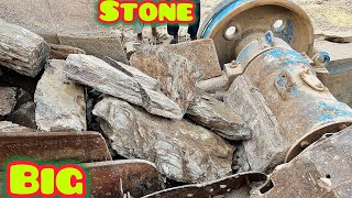 ASMR Giant Jaw Rock Stone Crushing  Soothing Sounds amp Powerful Crushing Heavy Machine in Action [upl. by Galina599]