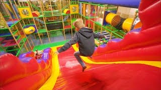 Fun Indoor Playground for Kids at Lek amp Buslandet family fun for kids [upl. by Ahsiloc]