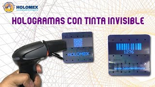 Holomex  Hologramas con Tinta Invisible [upl. by Seko128]