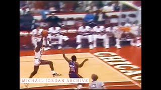 Michael Jordans Longest In Game Dunk Ever [upl. by Denyse310]