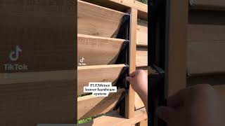 FLEXfence Louver Hardware System DIY Kit [upl. by Sile592]