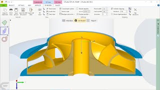 CFturbo  Secondary Flow Path Design [upl. by Anaerol531]