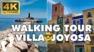 The Happiest Town in Spain VILLAJOYOSA Spain 🌞 Costa Blanca ► Walking Tour 4K ► [upl. by Aysa]