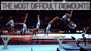 The Most Difficult Dismounts in Gymnastics [upl. by Gibb]