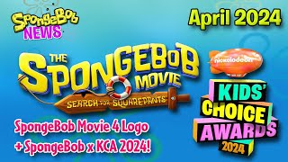 SpongeBob Movie 4 Logo Revealed  Kids Choice Awards 2024 Tiein  SpongeBob News [upl. by Washington298]