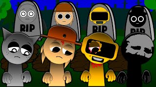 INCREDIBOX SPRUNKI ПОГИБЛИ RIP ГРУСТНАЯ ИСТОРИЯ ТЮННЕР БЛЭК ГРЕЙ ГАРНОЛЬД СПРУНКИ Мультик Анимация [upl. by Hoxsie]