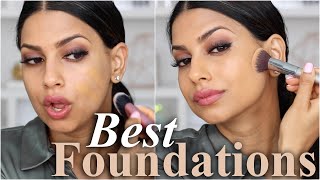 Top 5 Favourite Foundations IndianMediumBrown Skintone [upl. by Ennaylil]