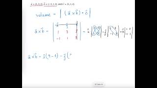 Volume of Parallelepiped Example [upl. by Shuping]