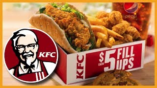 KFC Kentucky Flatbread Spicy Chicken Box Meal Review [upl. by Sharman]