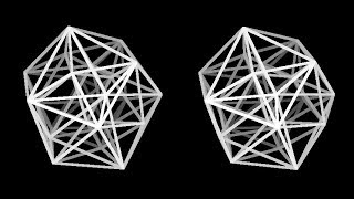 24cell3dmonochrome Rotation in fourdimensional space 4D Fourth dimension Hyperspace [upl. by O'Callaghan]