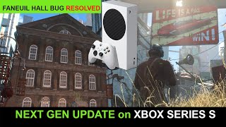 Fallout 4 Next Gen effect on Xbox Series S Faneuil Hall bug fix fallout4 xboxseriess FaneuilHall [upl. by Burkitt732]