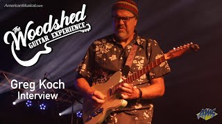 The Woodshed Guitar Experience  Greg Koch Interview [upl. by Jobye]