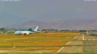 Airport Málaga  Costa del Sol 🛩 Arrivals  Take off  WEATHER WEBCAM AGPLEMG SPAIN 2° PISTA [upl. by Gnort]