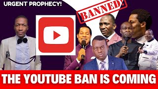 URGENT PROPHECY⚠️The Biggest Youtube▶️Ban🚫That Will Hit The Church is Coming PT2  Uebert Angel [upl. by Janette]