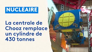 Opération exceptionnelle à la centrale nucléaire de Chooz pour remplacer stator de 430 tonnes [upl. by Nertie]