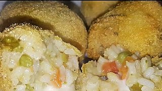 Arancini con risotto avanzato [upl. by Iorio965]